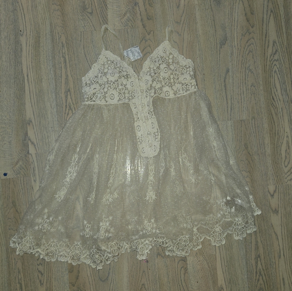 NEW Free People Say Hello To Heaven Slip Tank Dress